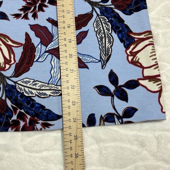 Talbots Ottoman Square Neck Shell Sleeveless Verdant Botanical Ribbed Women’s XL - Picture 5 of 7